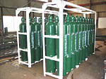 Carbon Dioxide Fire-extinguish System : CO2Cylinder with rack unit